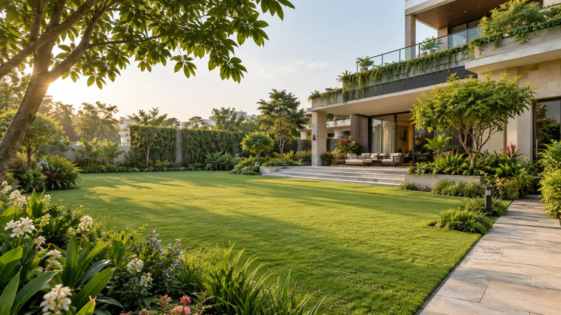 Modern landscaped garden by Garden Live